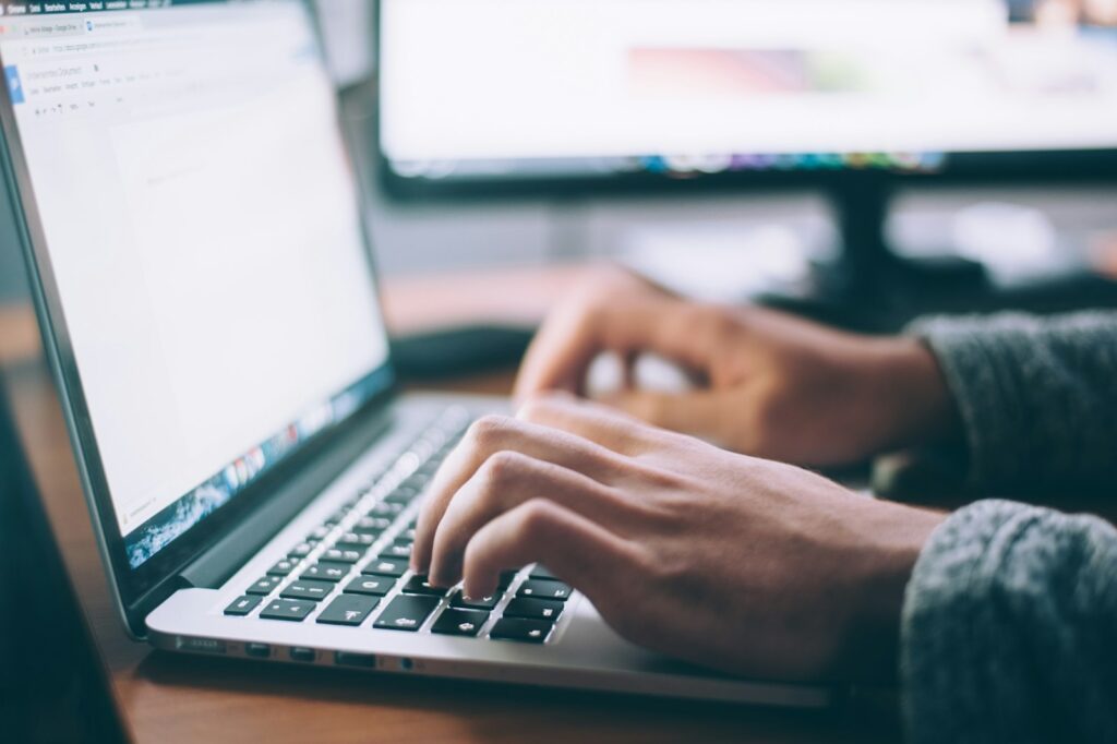 A working desk